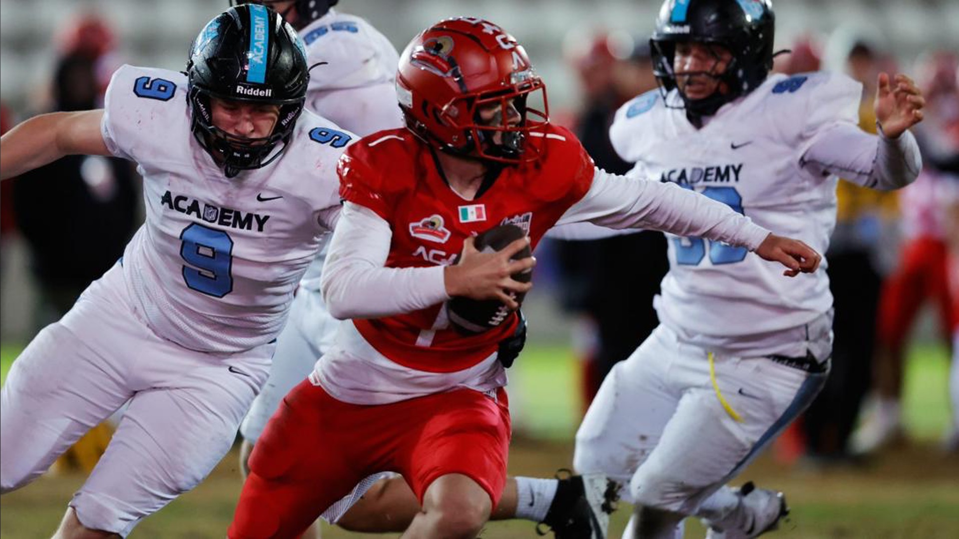 Friendship Bowl Mexican Academy vs NFL Academy, Madrid 2025. (FOTO: NFL Academy)